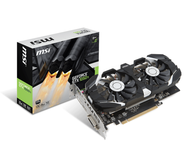 MSI GeForce GTX 1050 TI 4GT OC 4GB GDDR5 - 335408 - zdjęcie